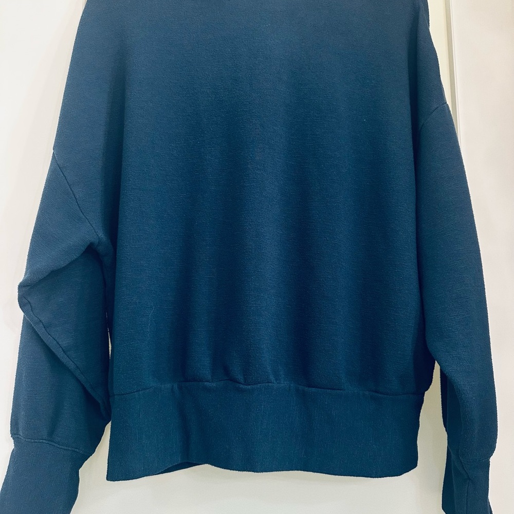 Fabletics Deep Teal Hoodie View 2